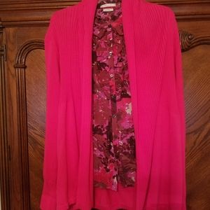 Hot pink sweater set